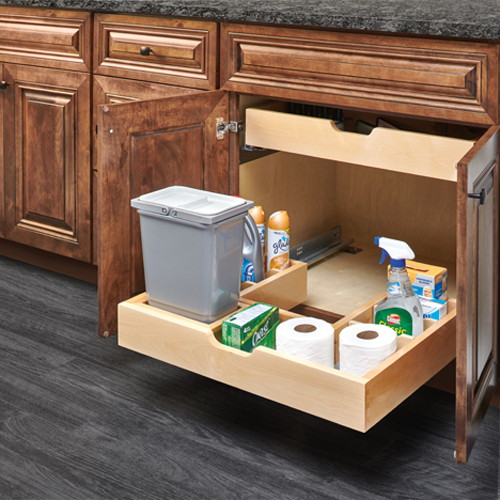486-30VSBSC-BM-1 - Vanity Cabinet U-Shaped Pullout Organizer w/ Blum  Soft-Close - Rev-A-Shelf - Simply Kitchens