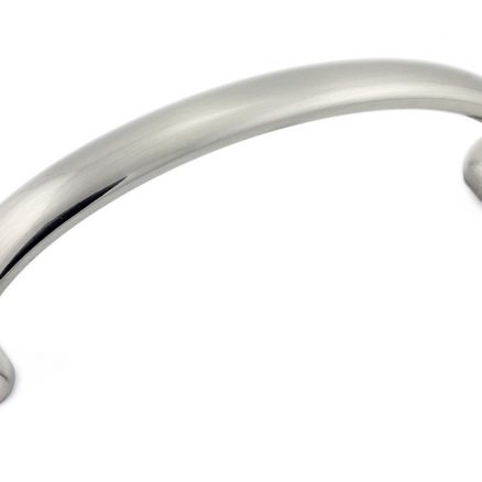 Pull - Modern Arch Handle - 4" - Brushed Nickel