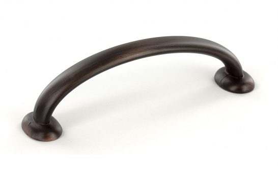 Pull - Modern Arch Handle - 4" - Brushed Oil Rubbed Bronze