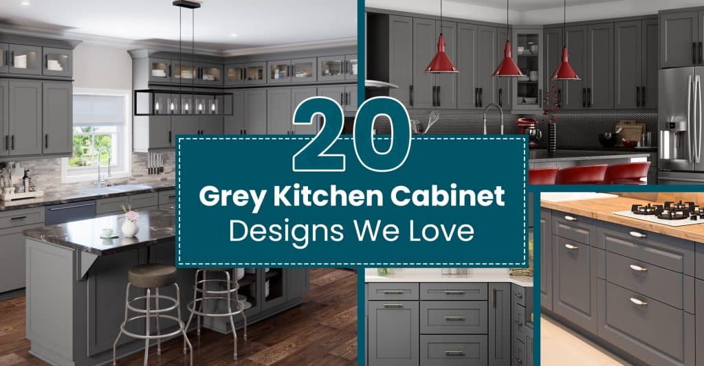 Grey kitchen Cabinet Designs