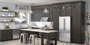 Shaker Cabinets with stainless appliances
