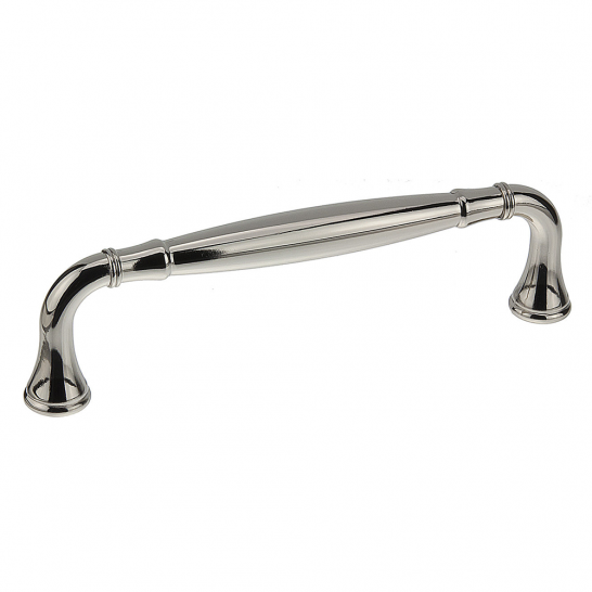 Pull - Traditional Beveled Handle - 5" - Polished Nickel
