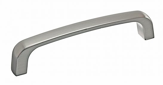 Pull - Contemporary Arch Handle - 4" - Brushed Nickel