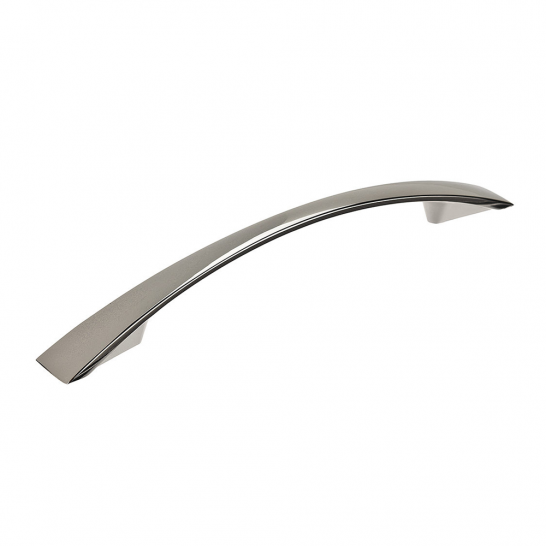 Pull - Contemporary Bow - 6" - Polished Nickel