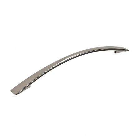 Pull - Contemporary Bow - 9" - Polished Nickel