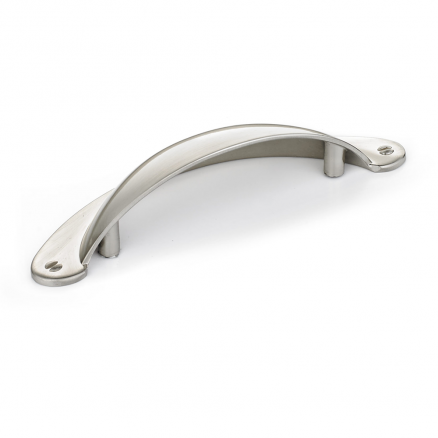 Pull - Traditional Cup - 4" - Polished Nickel
