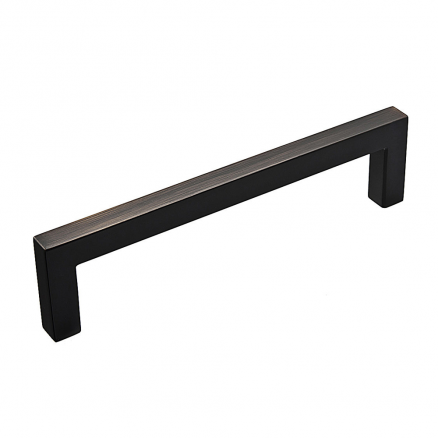 Pull - Contemporary Right Angle - 5" - Brushed Oil Rubbed Bronze