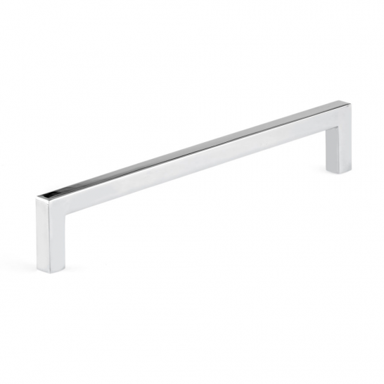Pull - Contemporary Right Angle - 7" - Polished Nickel