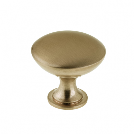 Knob - Modern Round - 1" - Champagne Bronze