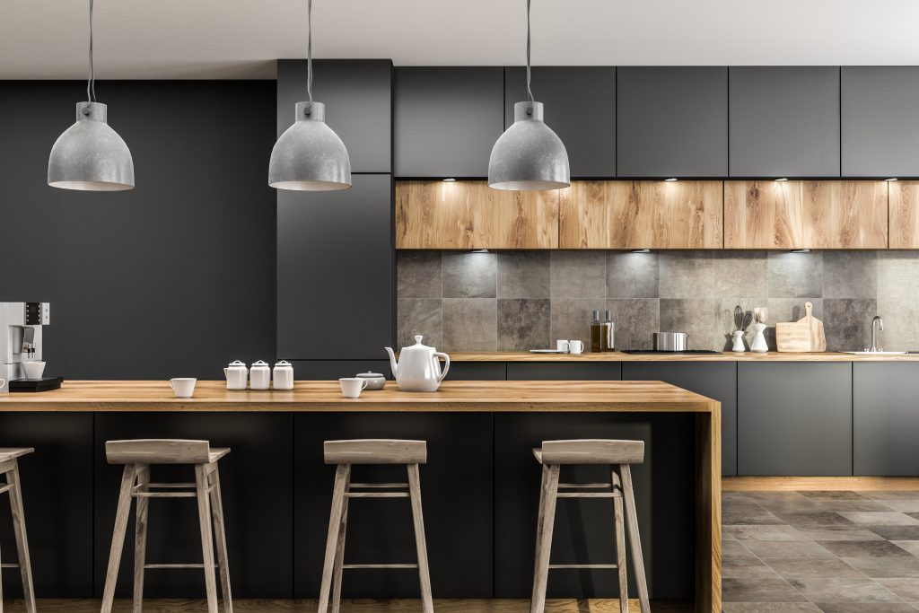 10 Ways To Style Gray Kitchen Cabinets, Modern Kitchens With Dark Gray Cabinets
