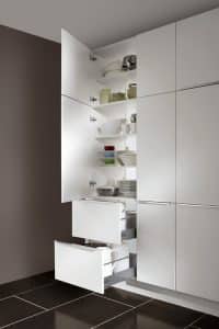 modern kitchen cabinet with drawers