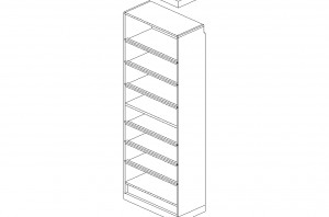 White Extra Shelves (Qty 3) 18"