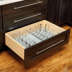 simple way to help your kitchen stay clean and organized is to invest in kitchen drawer organizers