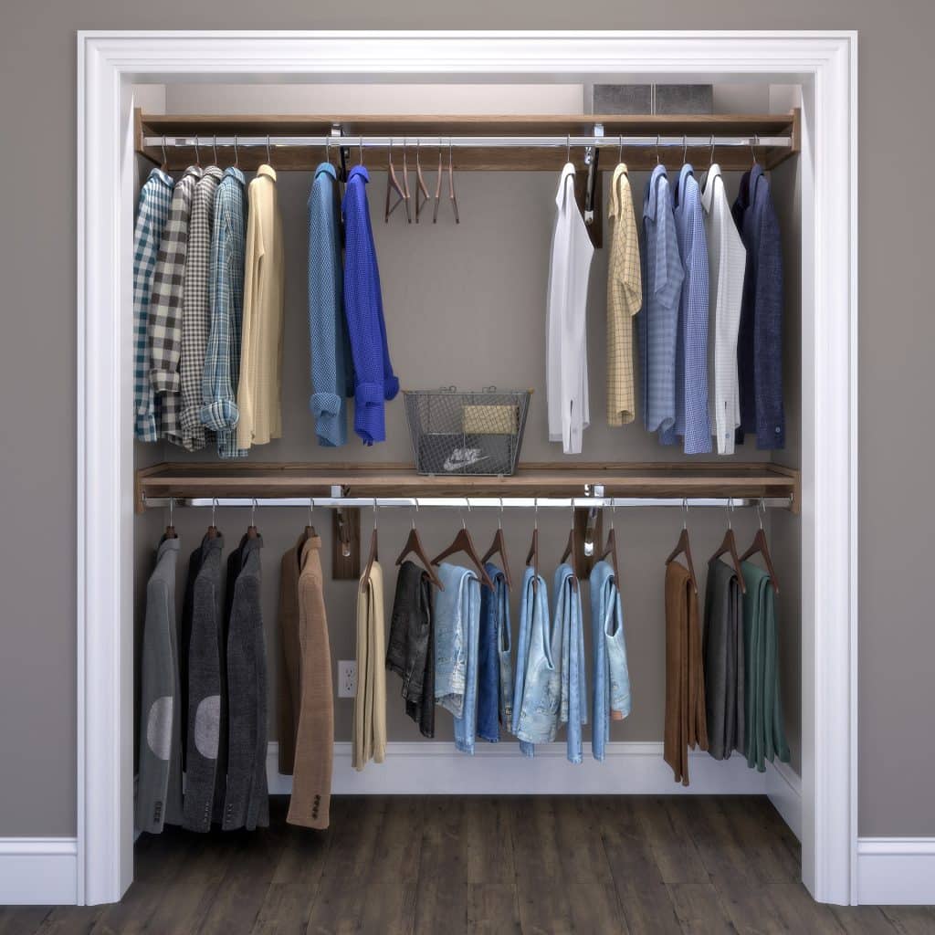 types of closet cabinets